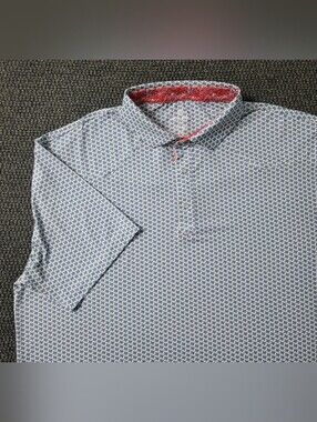 Iron Oak Apparel The Hays Western Pearl Snap Polo Men’s 2XL Texas State Pattern